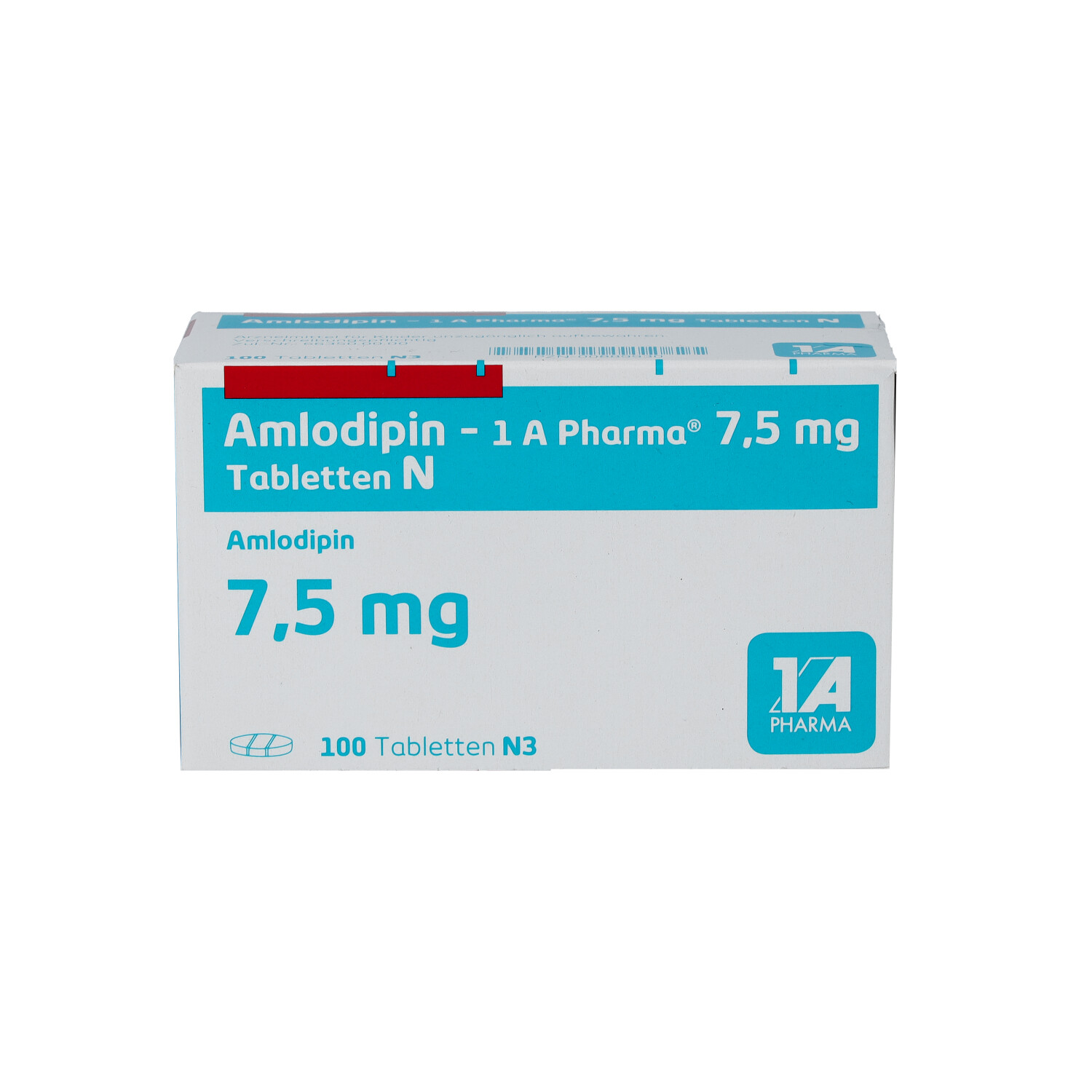 AMLODIPIN-1A Pharma 7,5 mg Tabletten N