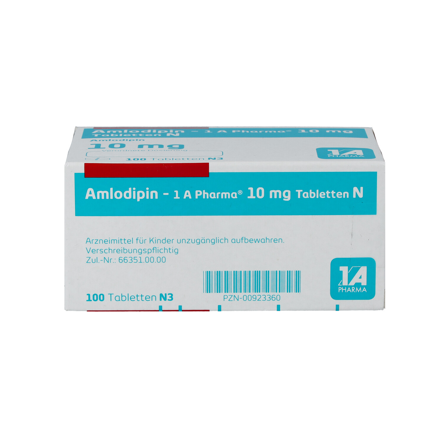 AMLODIPIN-1A Pharma 10 mg Tabletten N