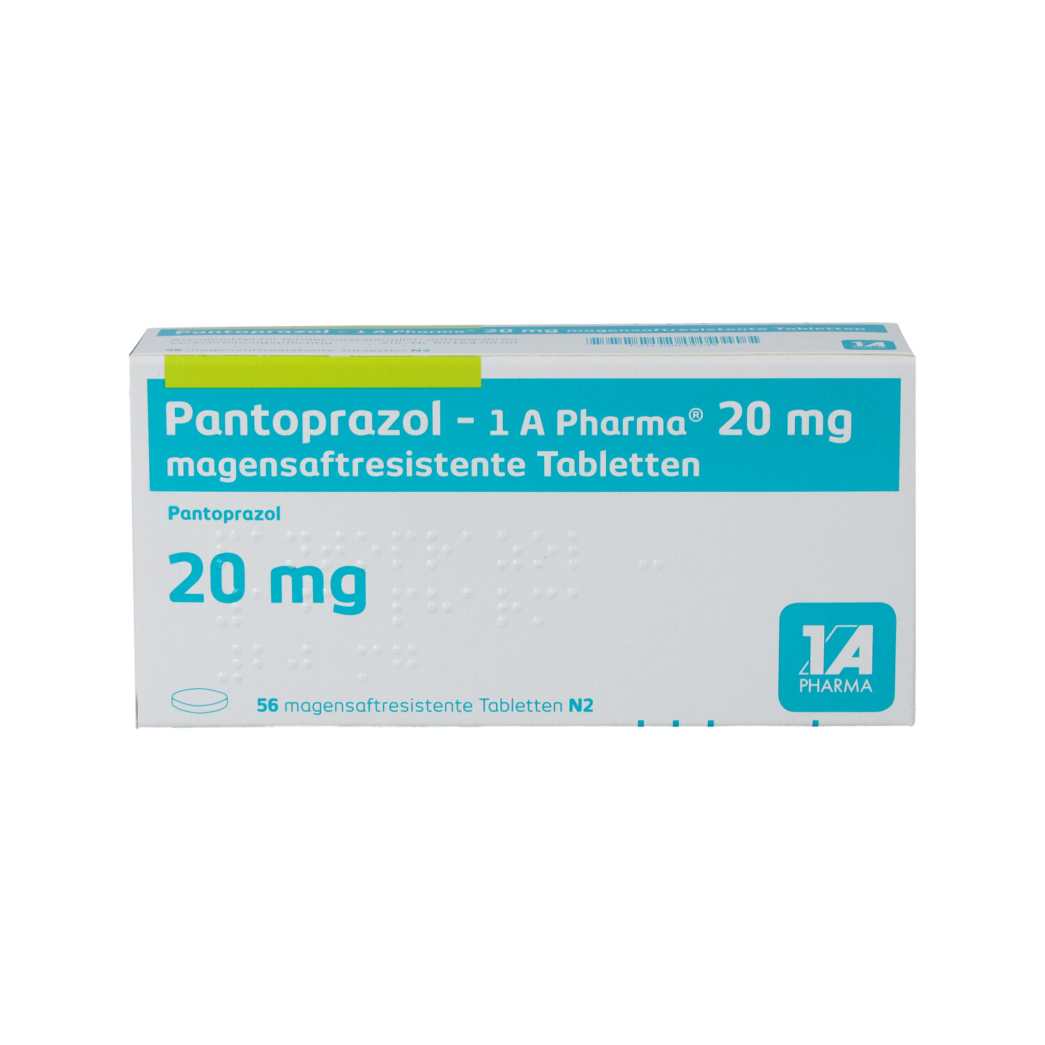 PANTOPRAZOL-1A Pharma 20 mg magensaftres.Tabletten