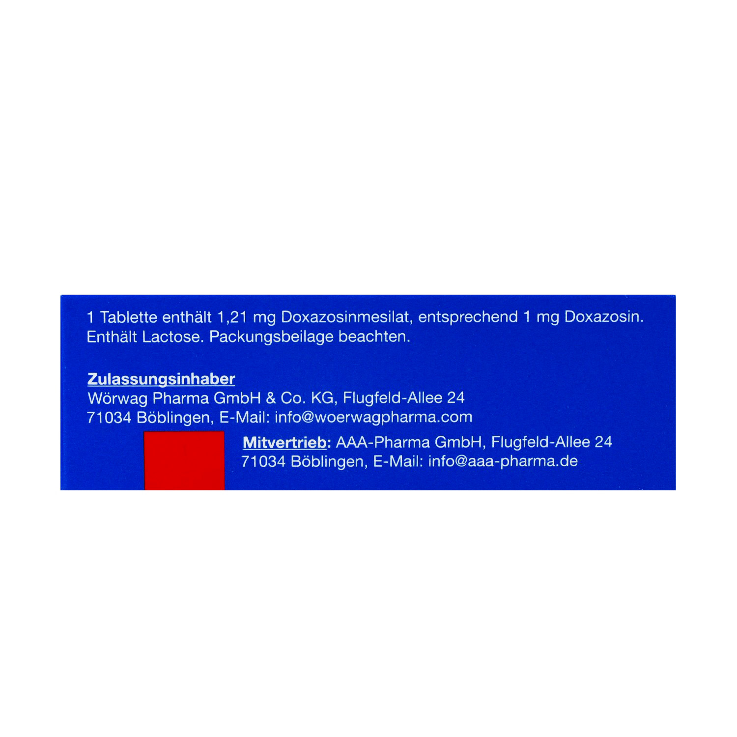 DOXAGAMMA 1 mg Tabletten