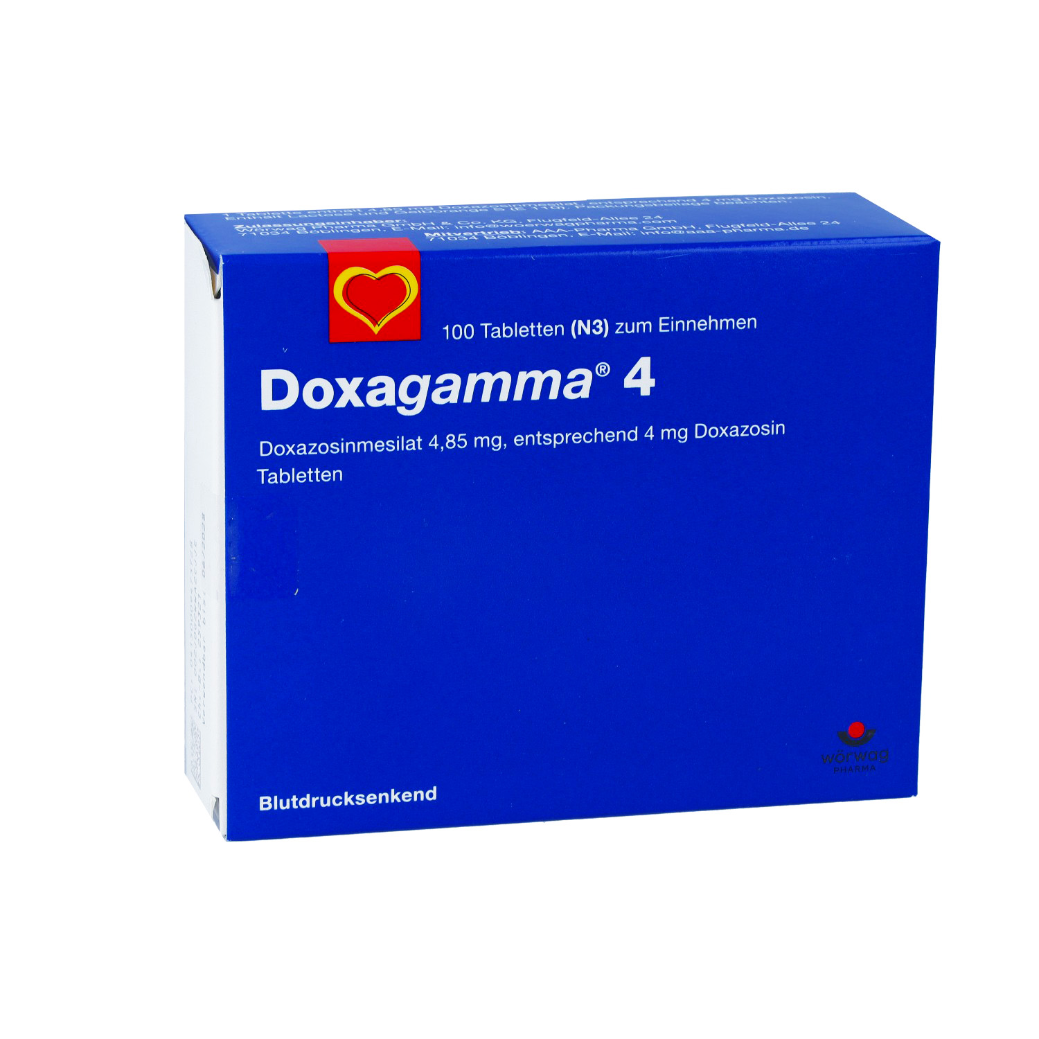 DOXAGAMMA 4 mg Tabletten