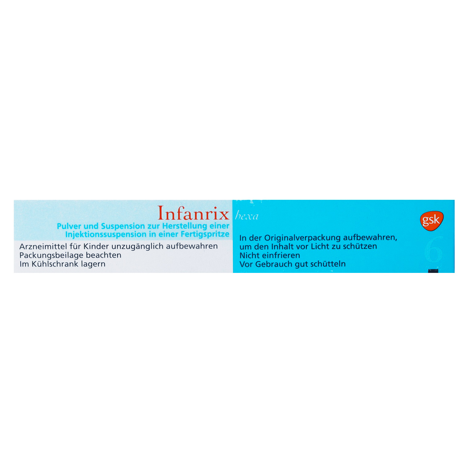 INFANRIX hexa Fertigspr.Plv.u.Susp.z.H.e.Inj.Susp.