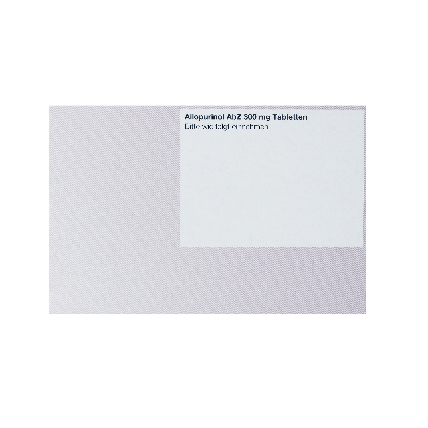 ALLOPURINOL AbZ 300 mg Tabletten