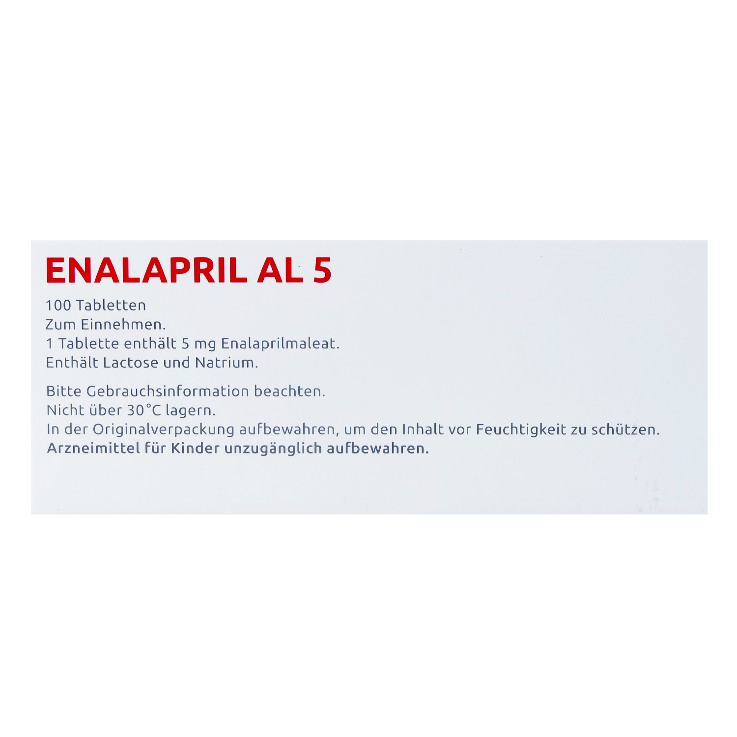 ENALAPRIL AL 5 Tabletten