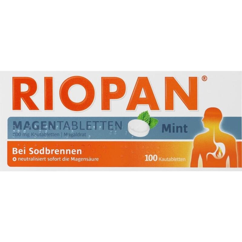 RIOPAN Magen Tabletten Mint 800 mg Kautabletten