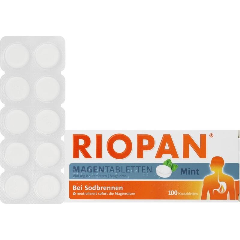 RIOPAN Magen Tabletten Mint 800 mg Kautabletten