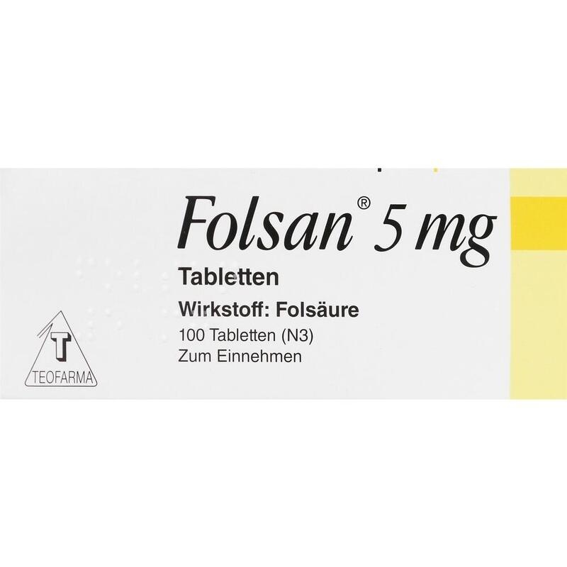 FOLSAN 5 mg Tabletten