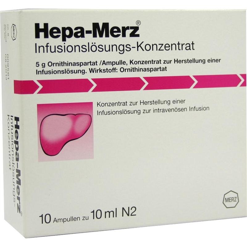 HEPA-MERZ Infusionslösungs-Konzentrat Ampullen