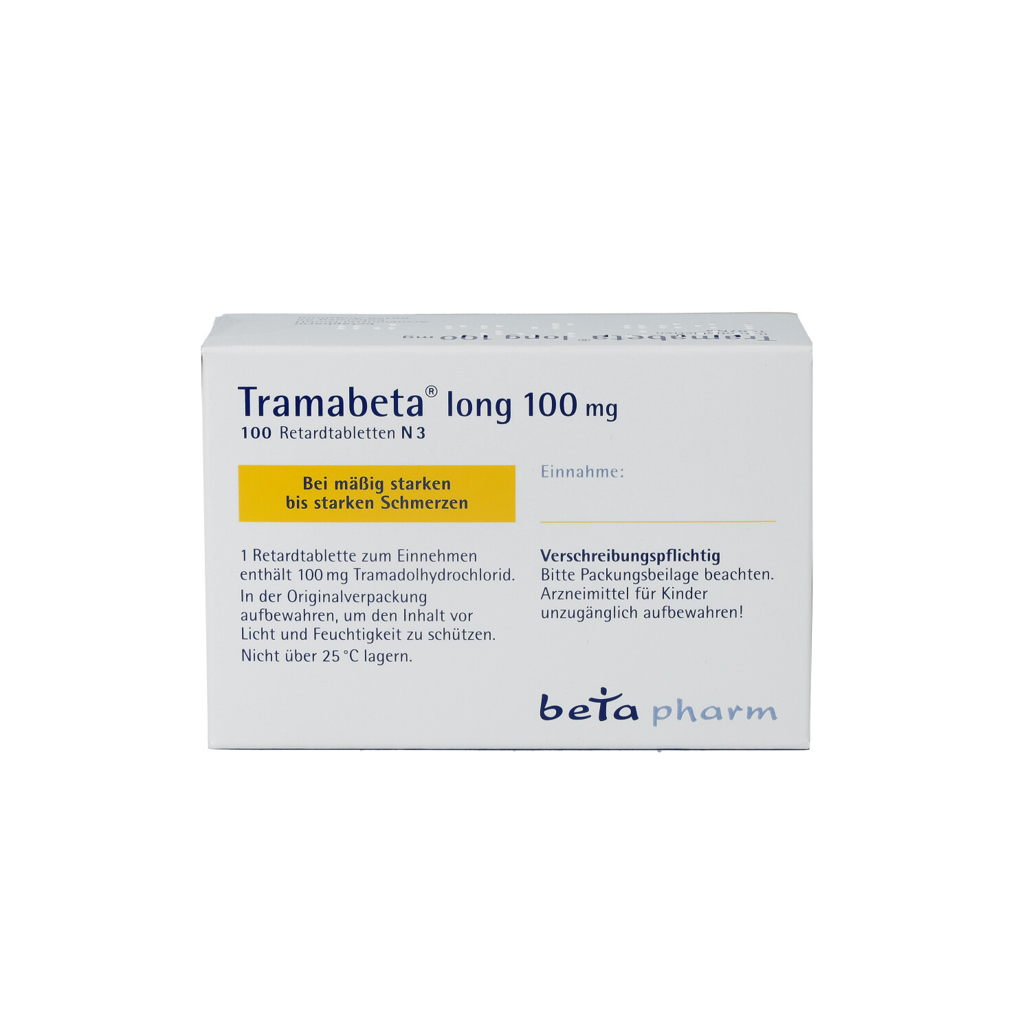 TRAMABETA long 100 mg Retardtabletten