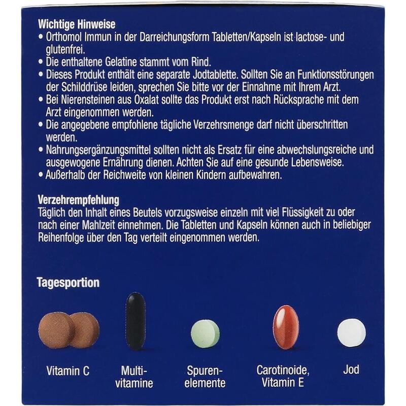 ORTHOMOL Immun 15 Tabl./Kaps.Kombipackung