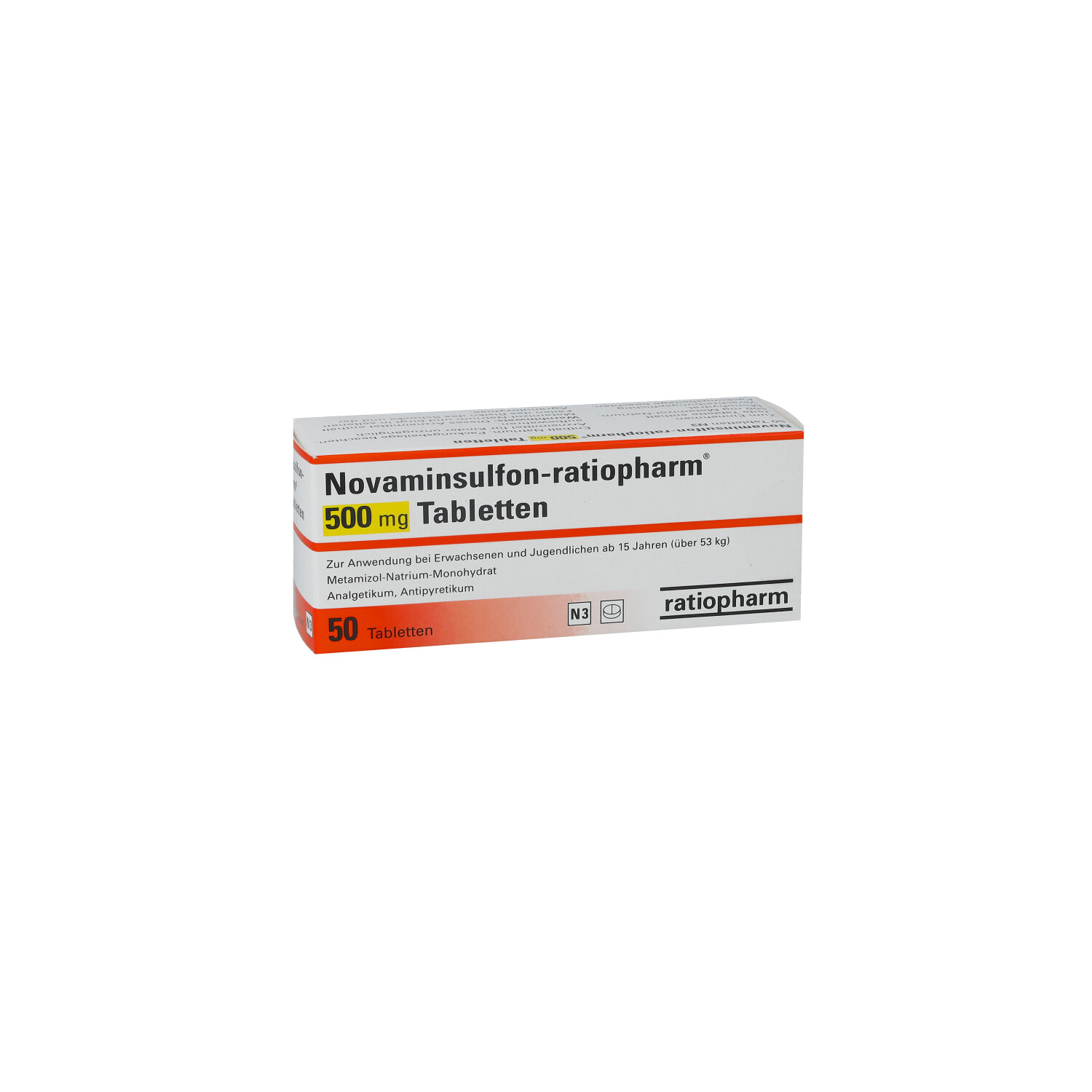 NOVAMINSULFON-ratiopharm 500 mg Tabletten