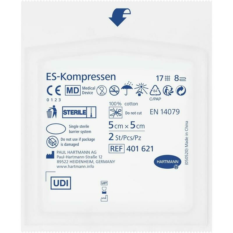 ES-KOMPRESSEN steril 5x5 cm 8fach