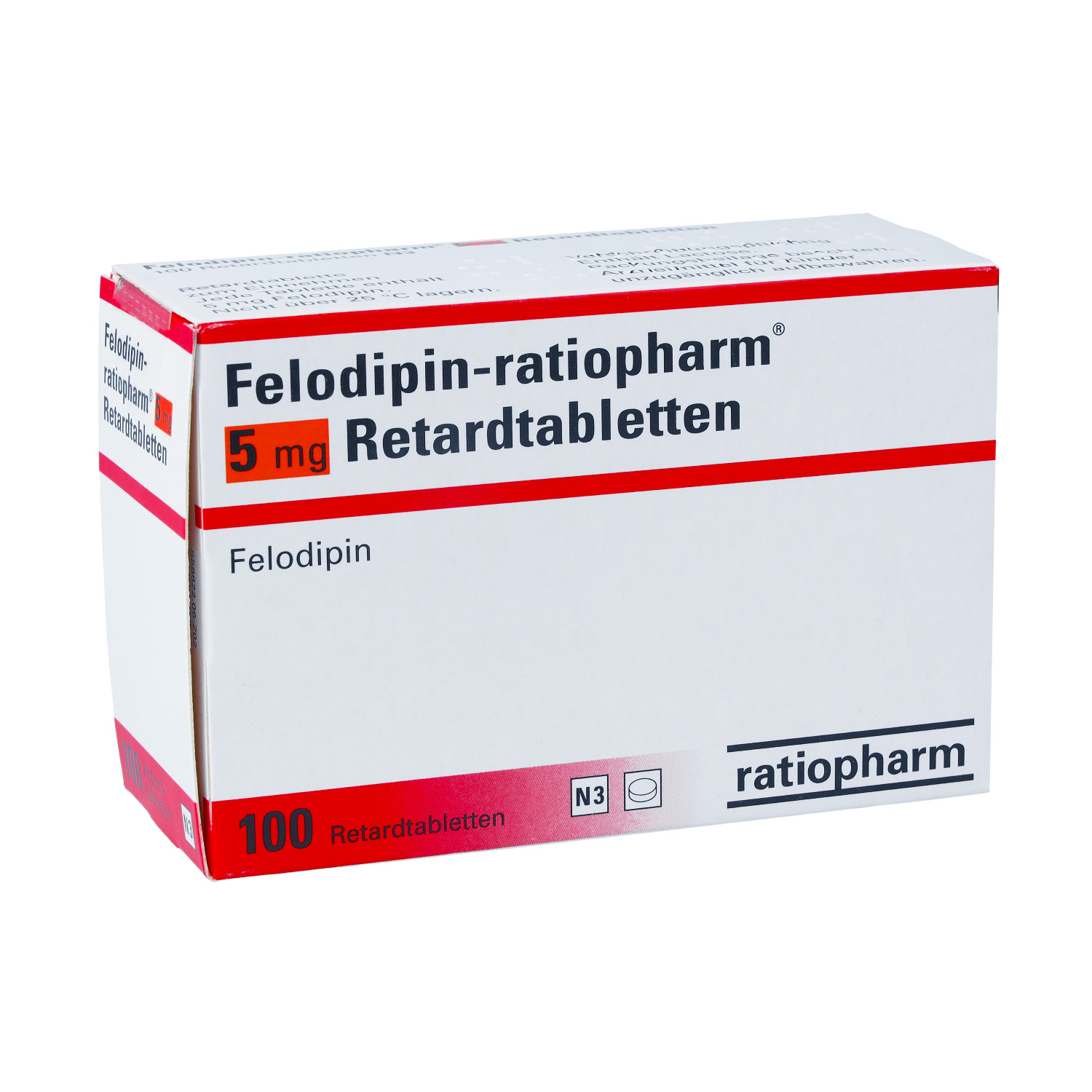 FELODIPIN-ratiopharm 5 mg Retardtabletten
