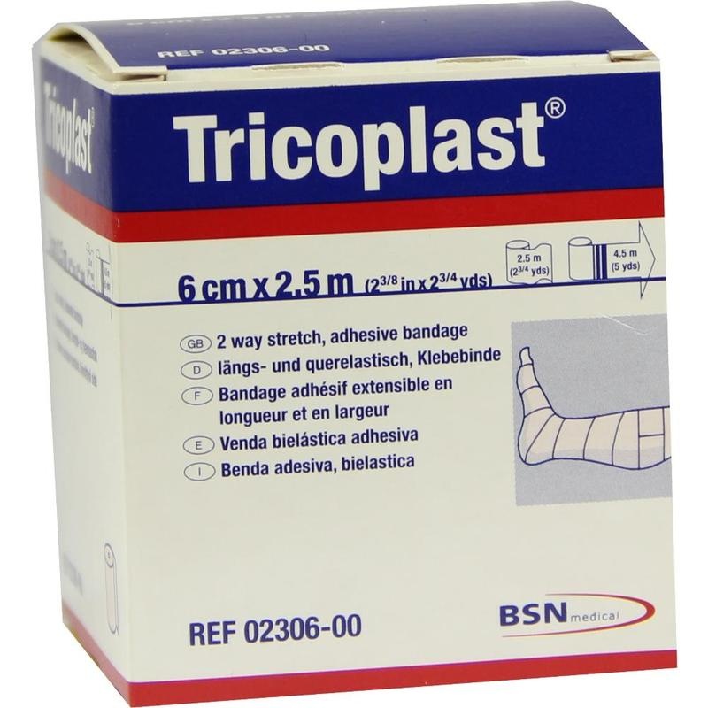 TRICOPLAST Pflasterbinde 6 cmx2,5 m 2306