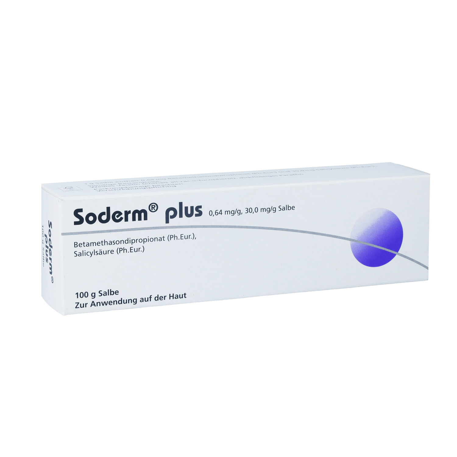 SODERM plus 0,64 mg/g + 30 mg/g Salbe