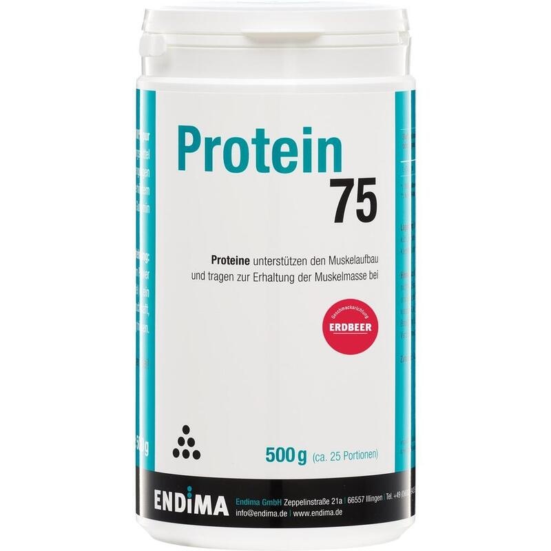 PROTEIN 75 Erdbeer Pulver