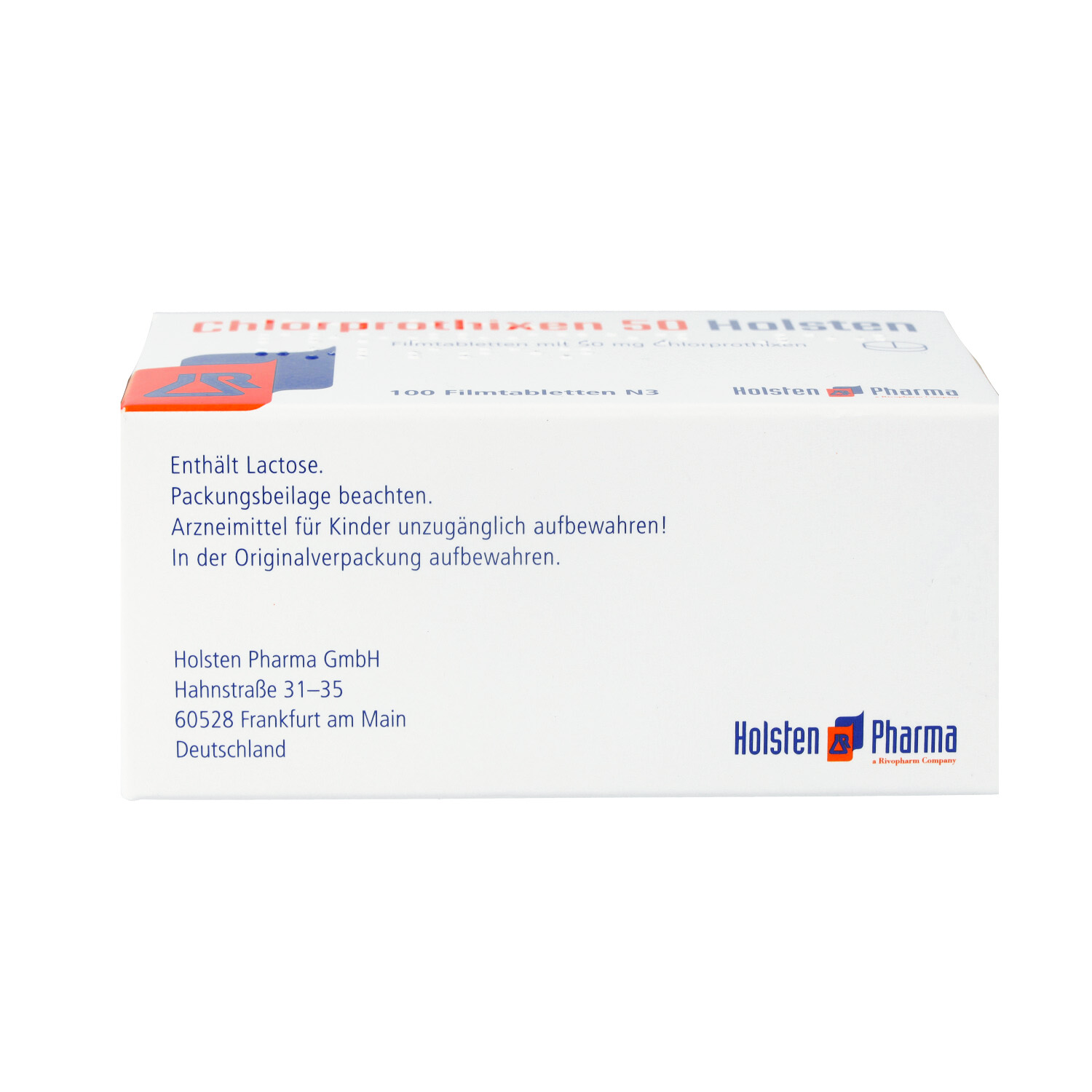 CHLORPROTHIXEN 50 Holsten Filmtabletten