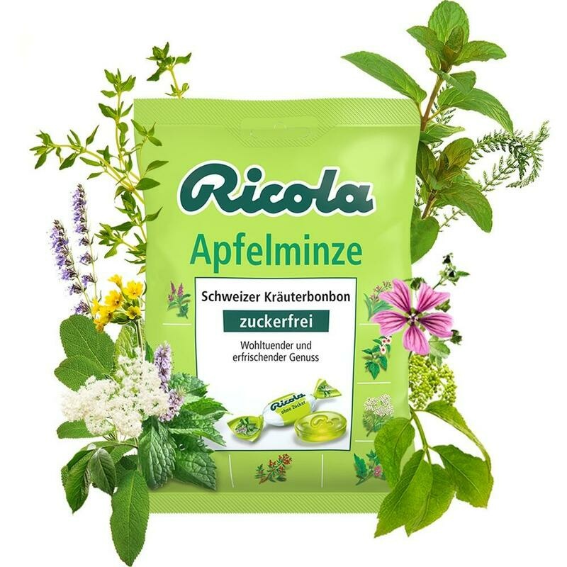 RICOLA o.Z.Beutel Apfelminze Bonbons