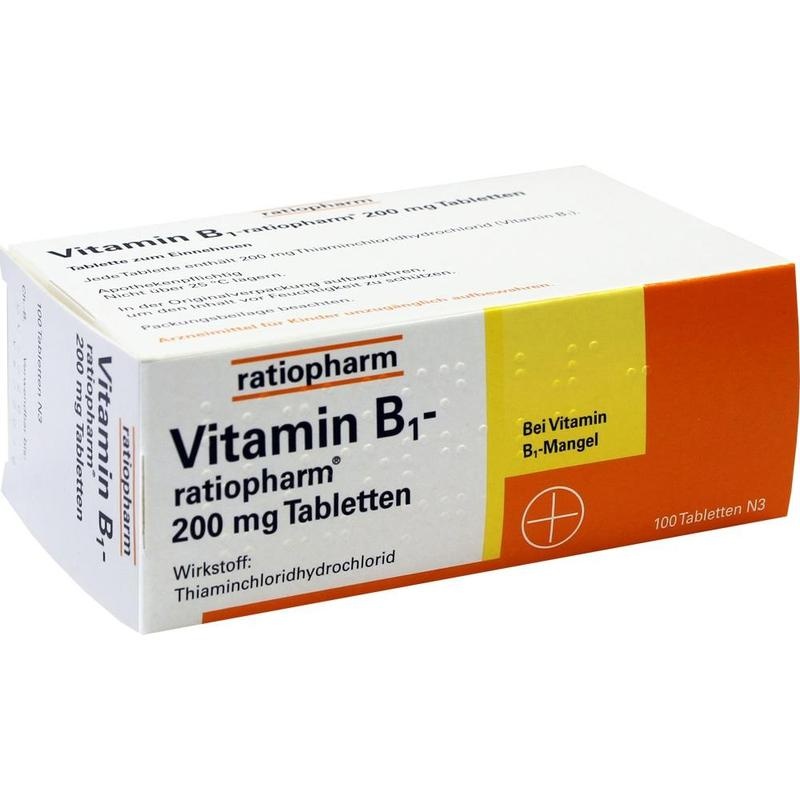 VITAMIN B1-RATIOPHARM 200 mg Tabletten