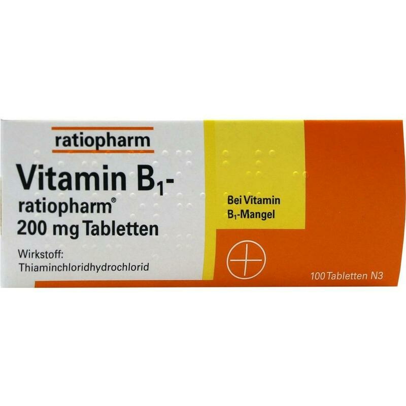 VITAMIN B1-RATIOPHARM 200 mg Tabletten