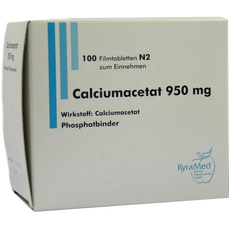 CALCIUMACETAT 950 mg Filmtabletten