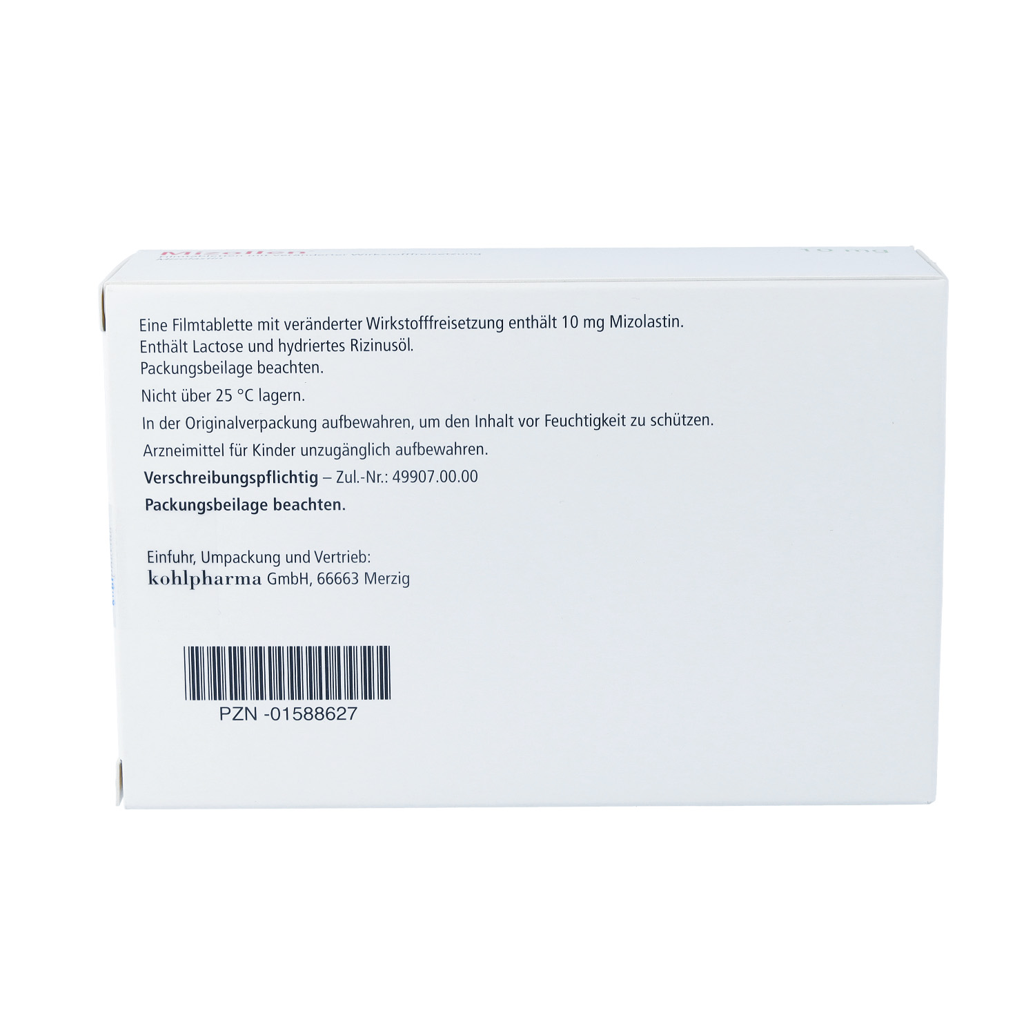 MIZOLLEN 10 mg Filmtabletten