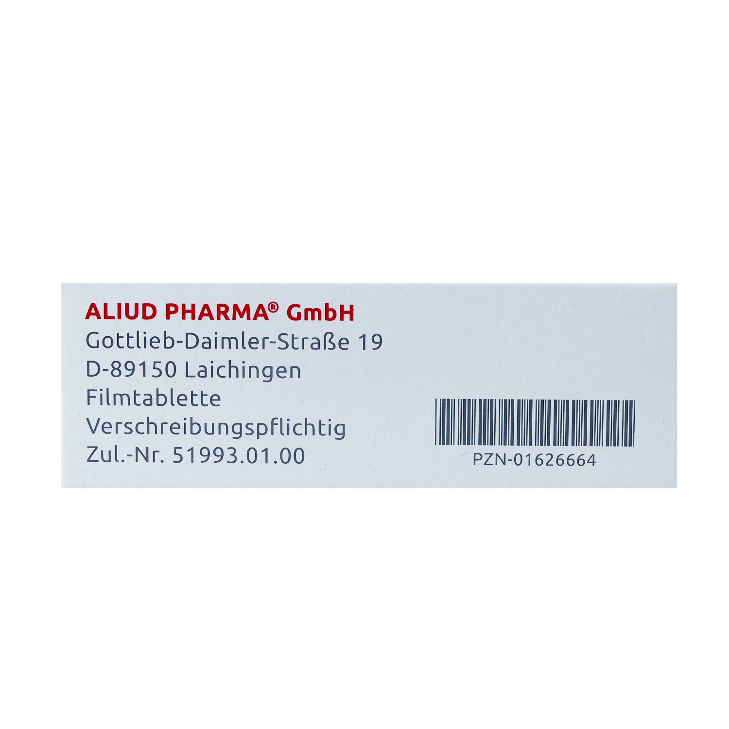 CIPROFLOXACIN AL 500 mg Filmtabletten