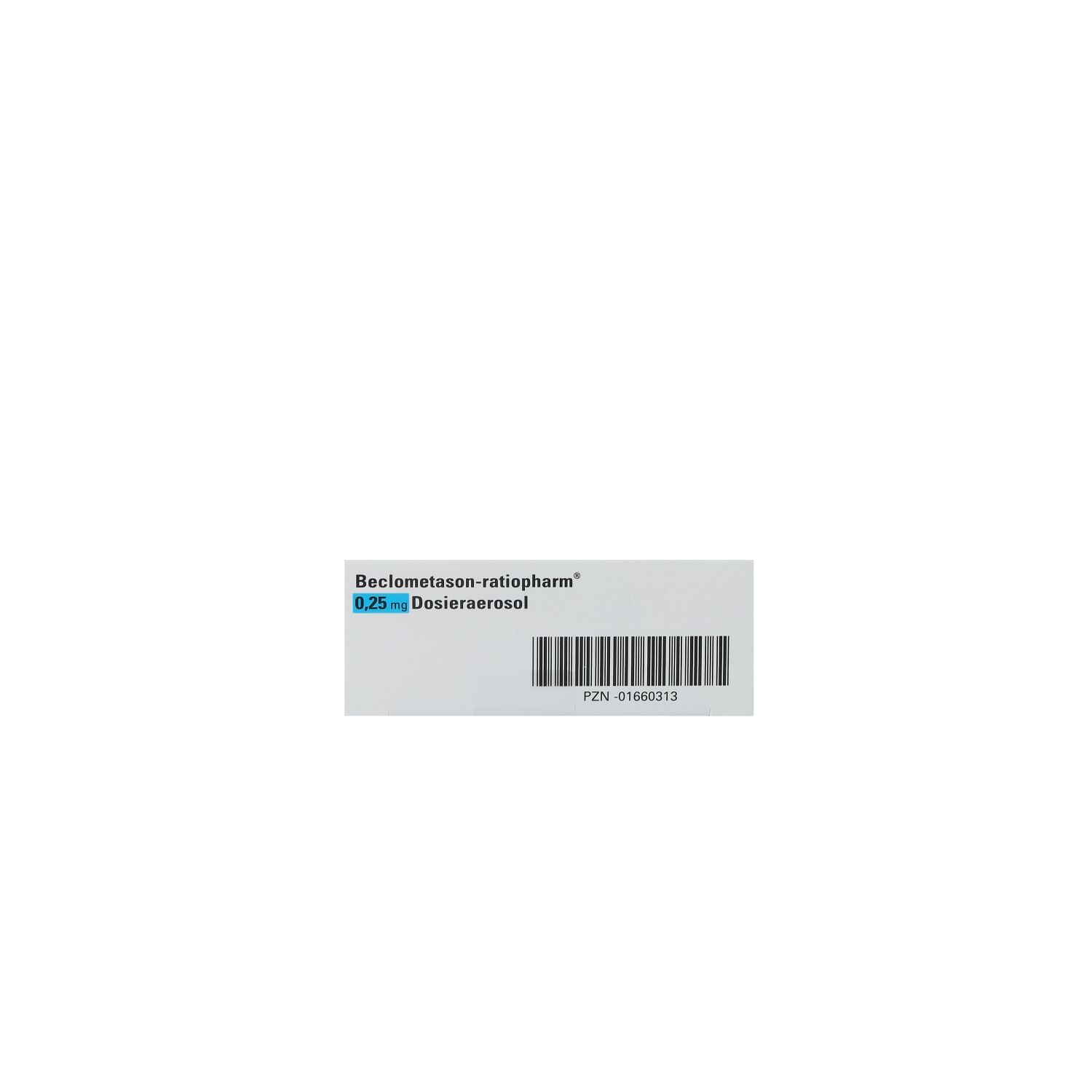 BECLOMETASON-ratiopharm 0,25mg Dosieraer.2x200 Hub