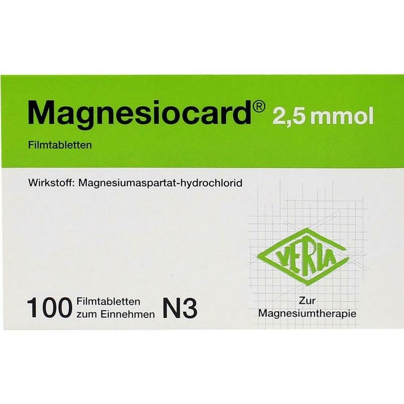 MAGNESIOCARD 2,5 mmol Filmtabletten