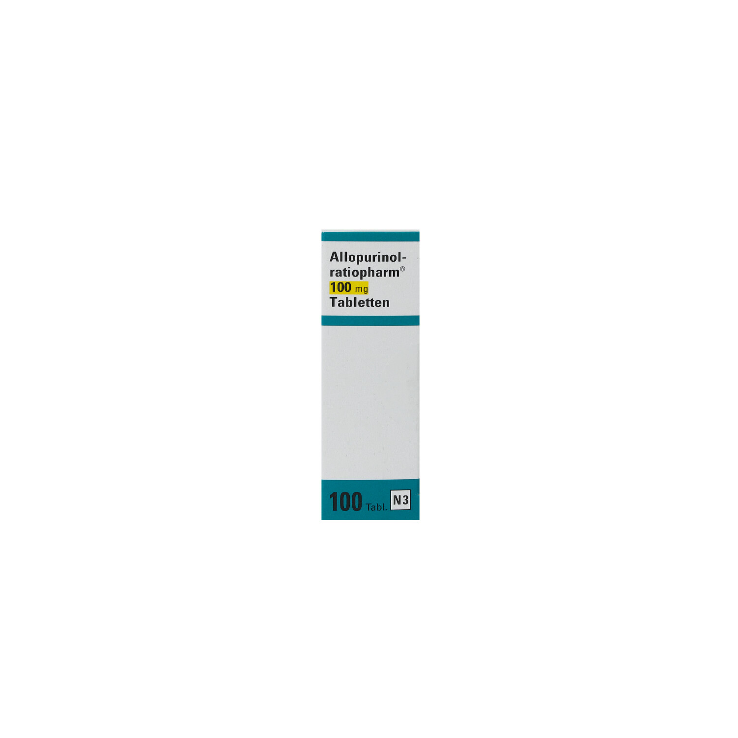 ALLOPURINOL-ratiopharm 100 mg Tabletten