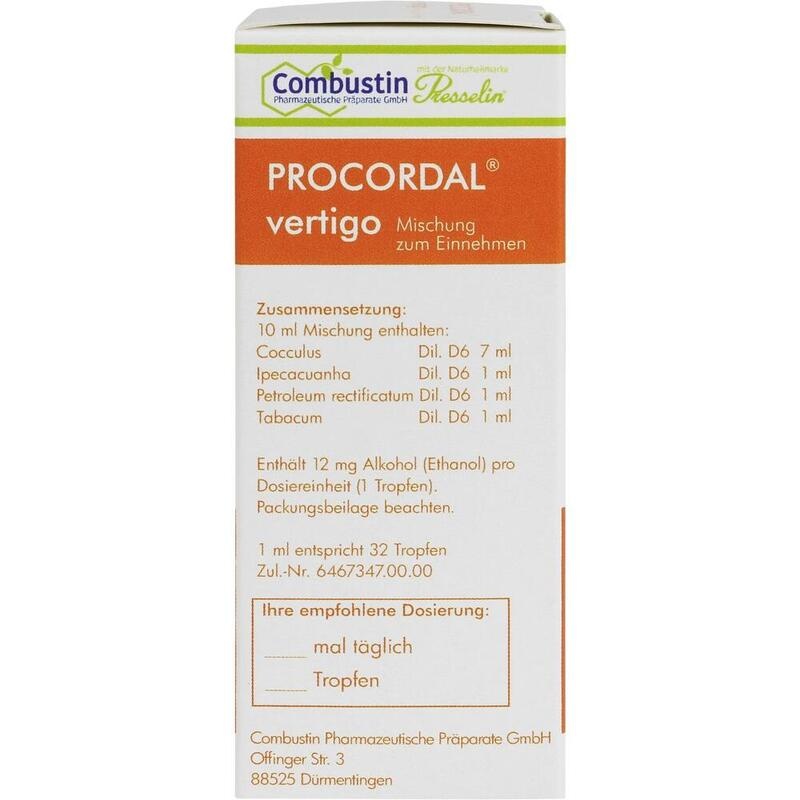 PROCORDAL vertigo Mischung