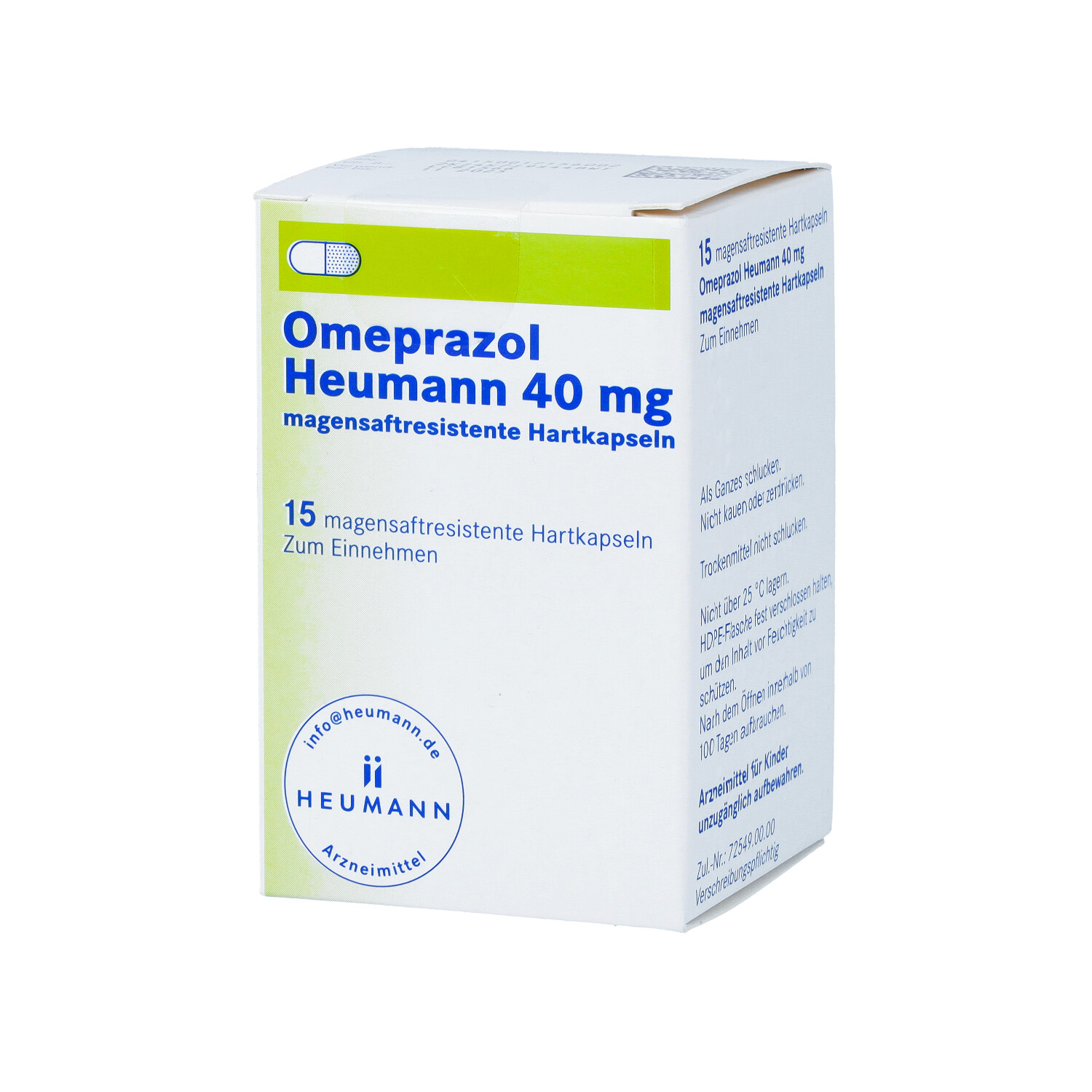 OMEPRAZOL Heumann 40 mg magensaftres.Hartkapseln