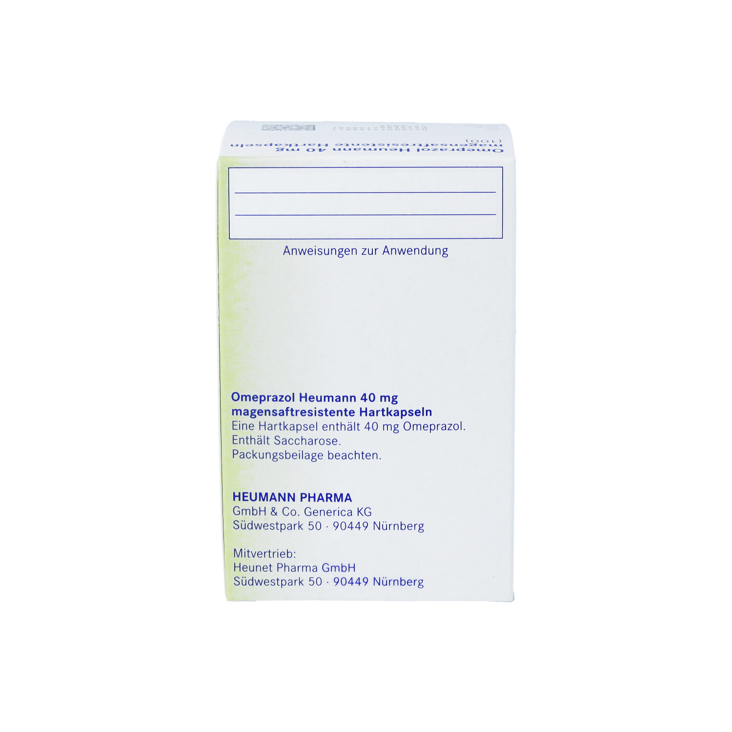 OMEPRAZOL Heumann 40 mg magensaftres.Hartkapseln