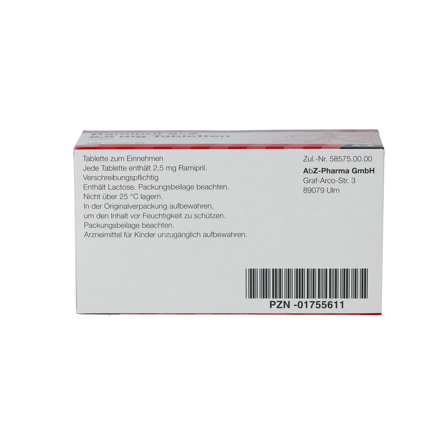 RAMIPRIL AbZ 2,5 mg Tabletten