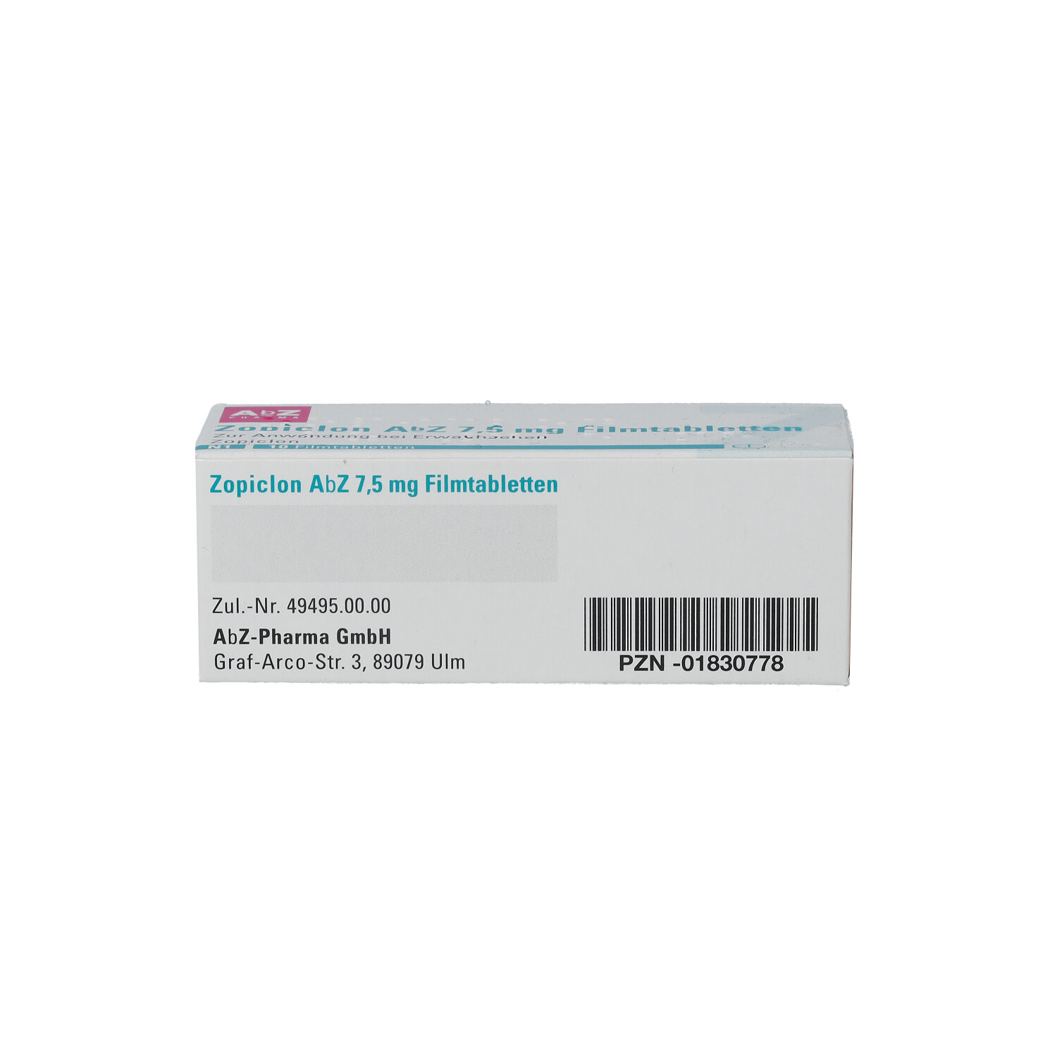 ZOPICLON AbZ 7,5 mg Filmtabletten