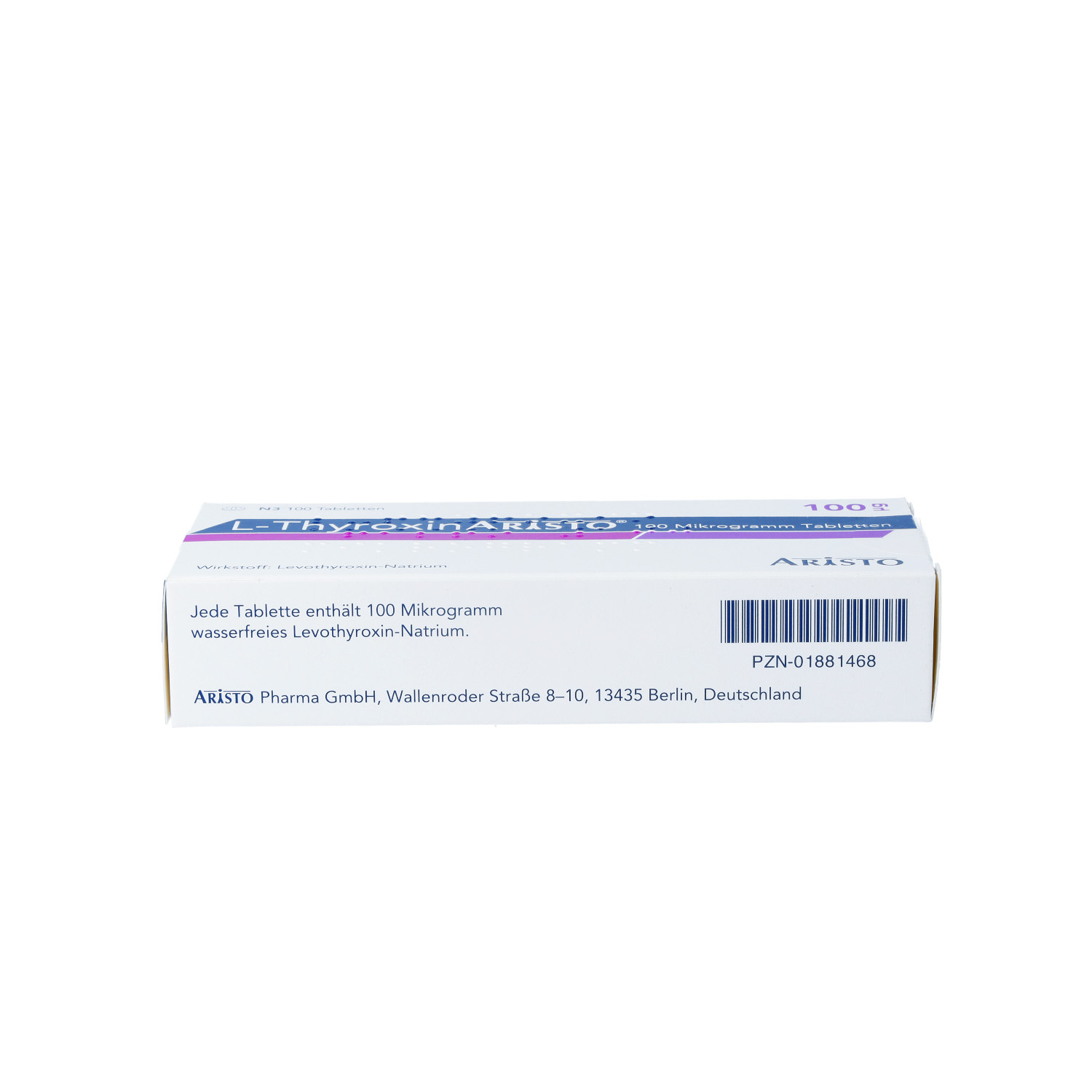 L-THYROXIN Aristo 100 Mikrogramm Tabletten