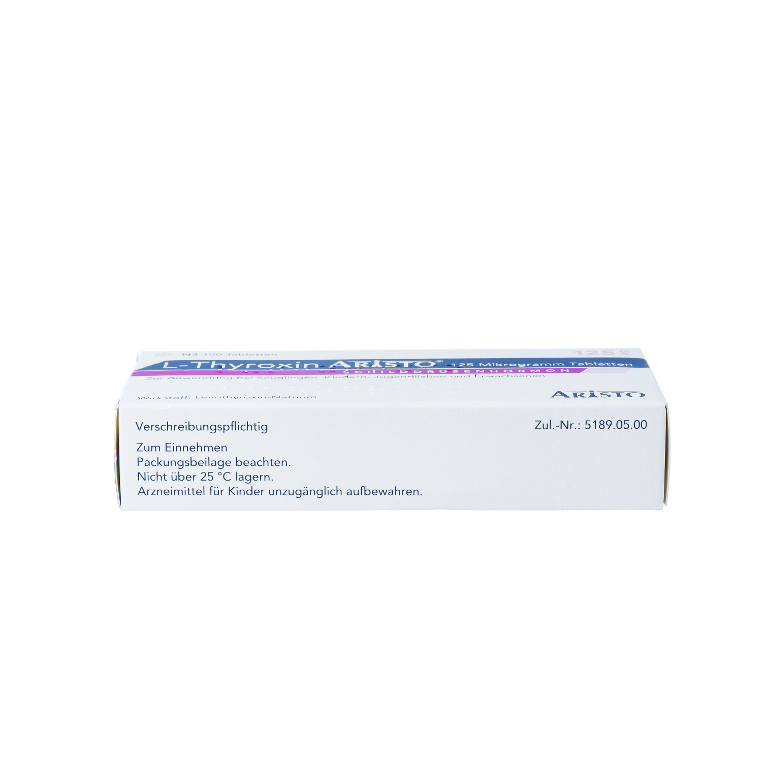 L-THYROXIN Aristo 125 Mikrogramm Tabletten