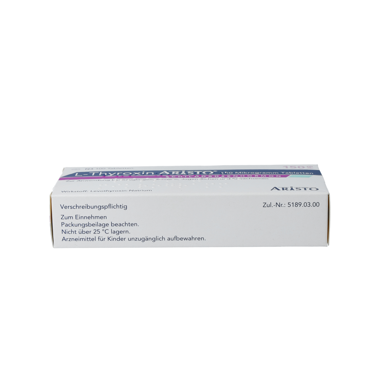 L-THYROXIN Aristo 150 Mikrogramm Tabletten