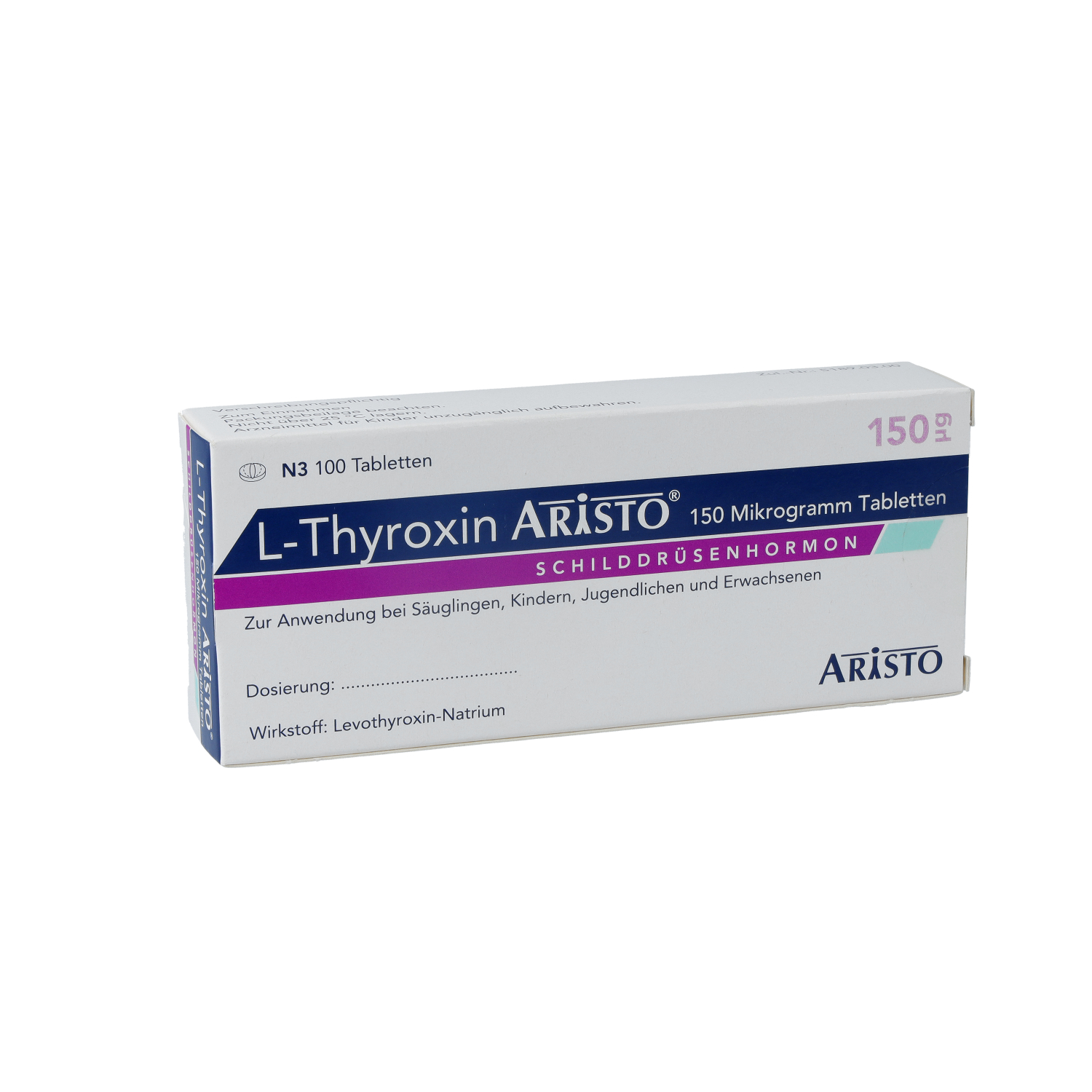L-THYROXIN Aristo 150 Mikrogramm Tabletten
