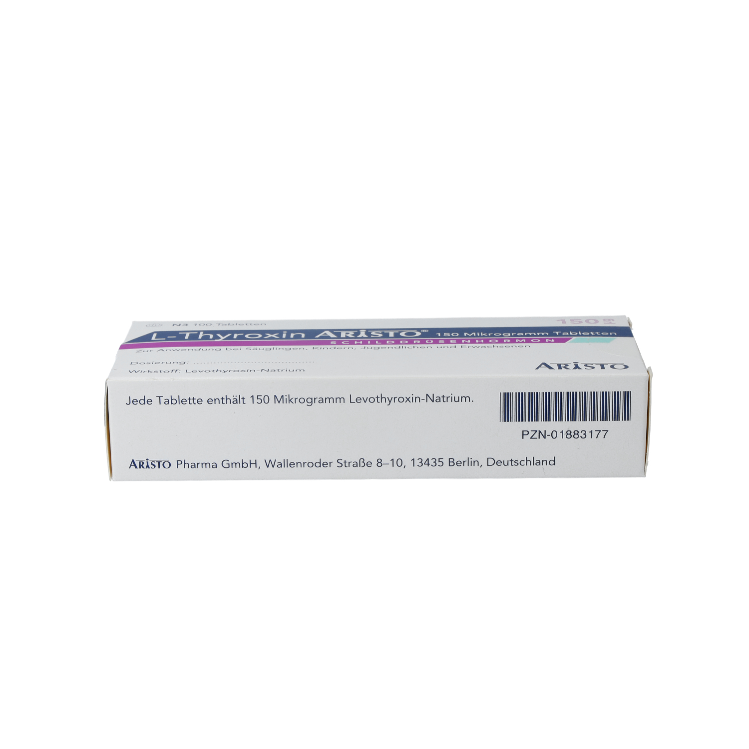 L-THYROXIN Aristo 150 Mikrogramm Tabletten