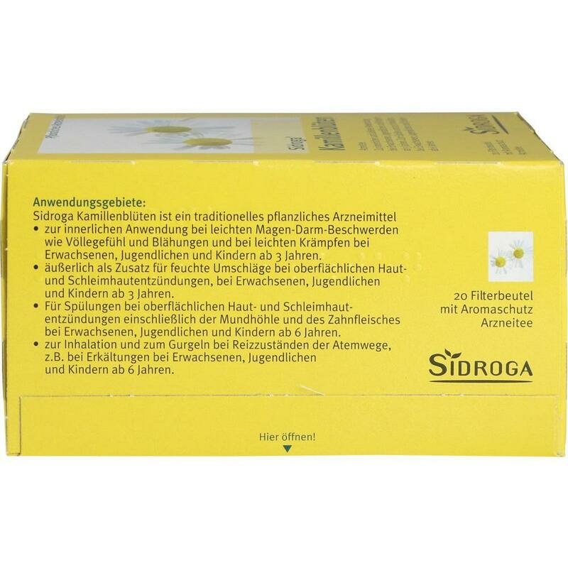 SIDROGA Kamillenblüten Tee Filterbeutel