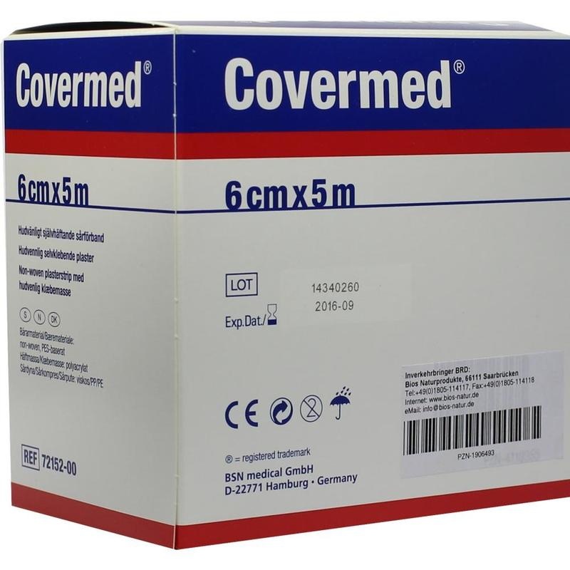 COVERMED Pflaster Meterware 6 cmx5 m Rolle