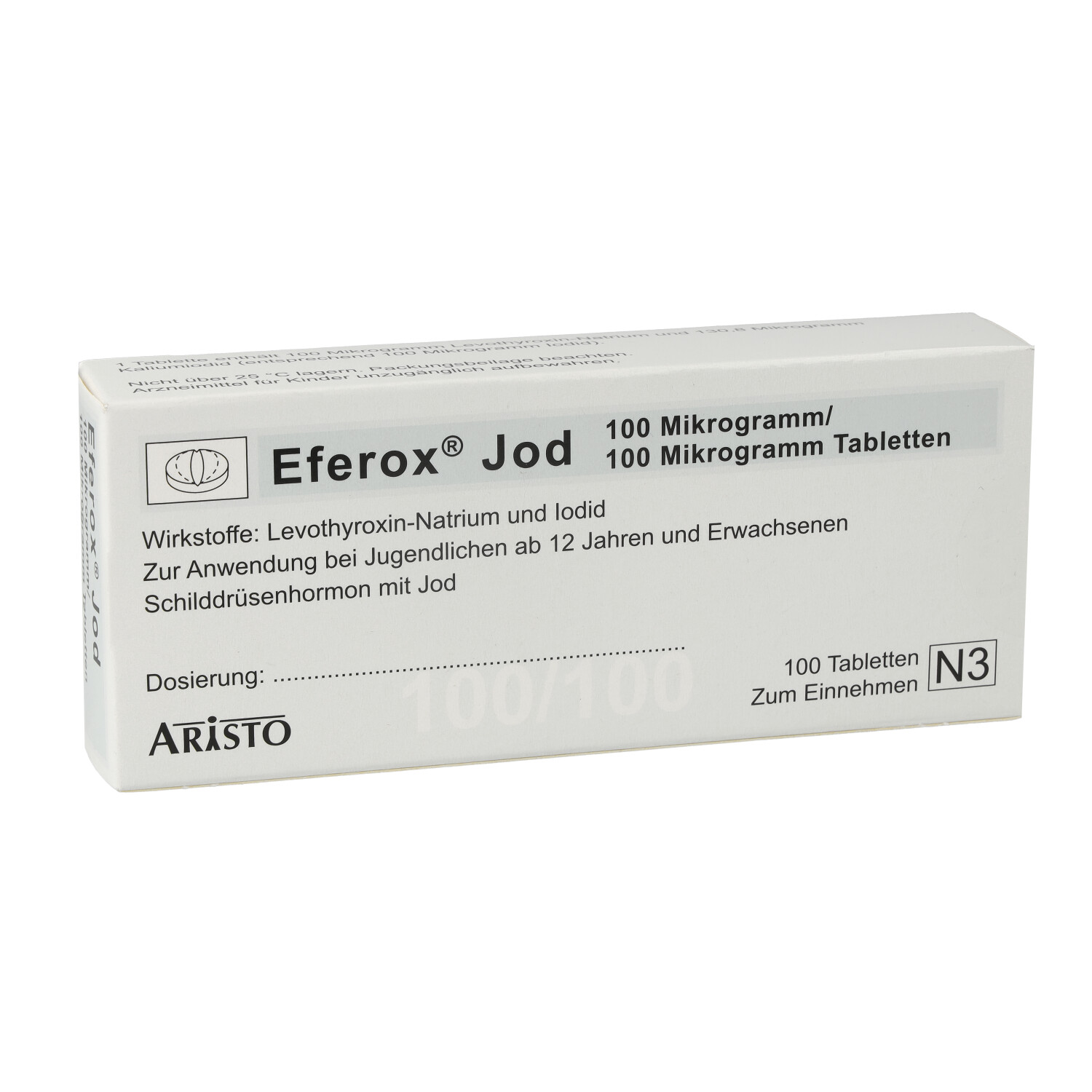 EFEROX Jod 100 μg/100 μg Tabletten