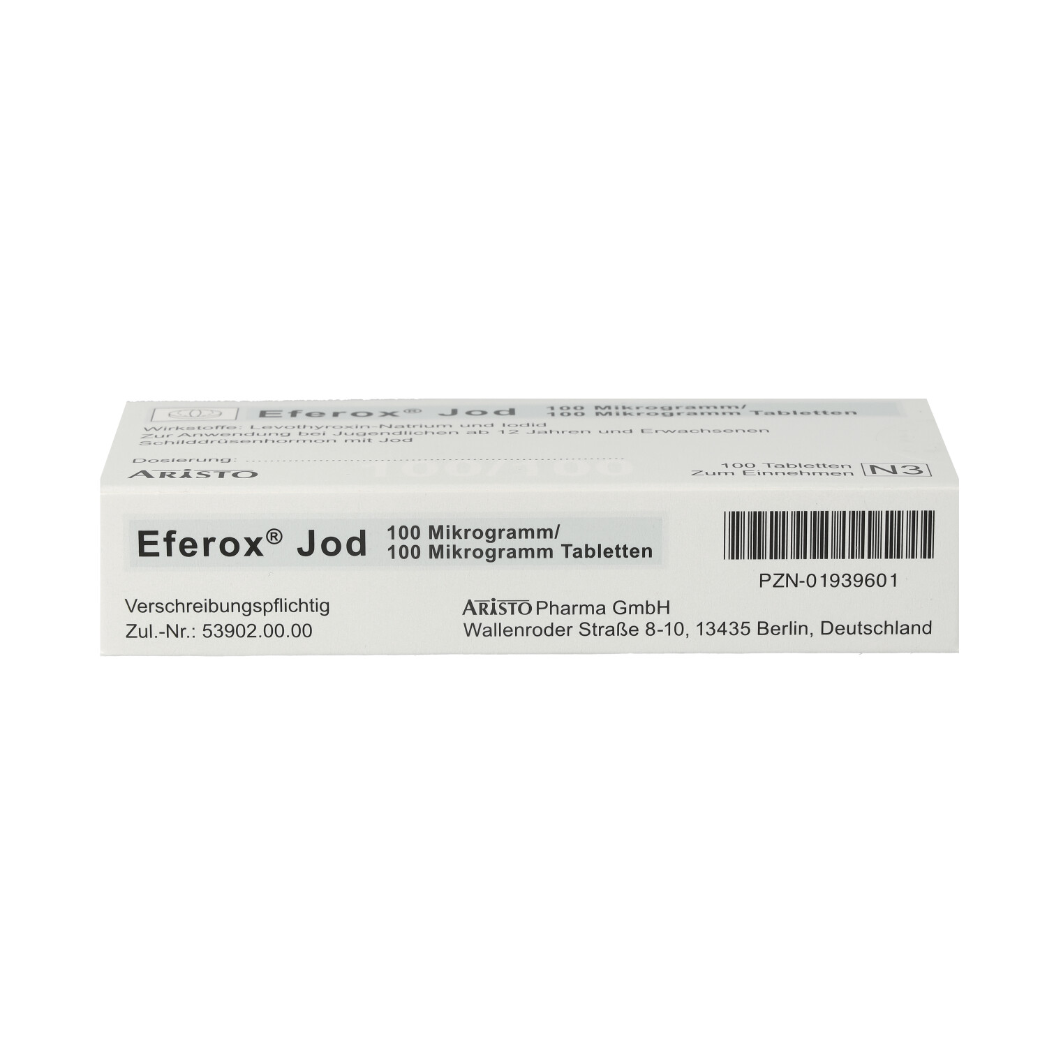 EFEROX Jod 100 μg/100 μg Tabletten