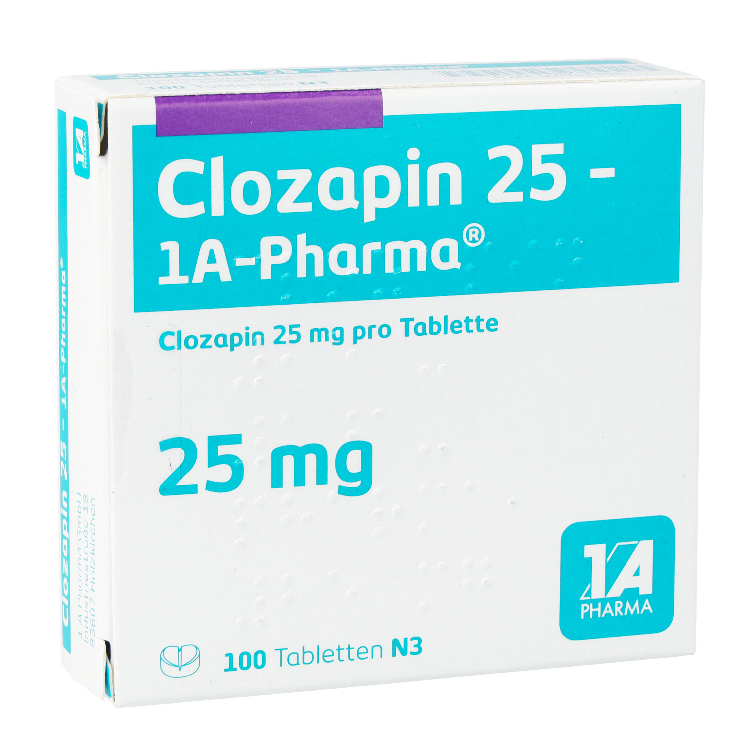 CLOZAPIN 25-1A Pharma Tabletten