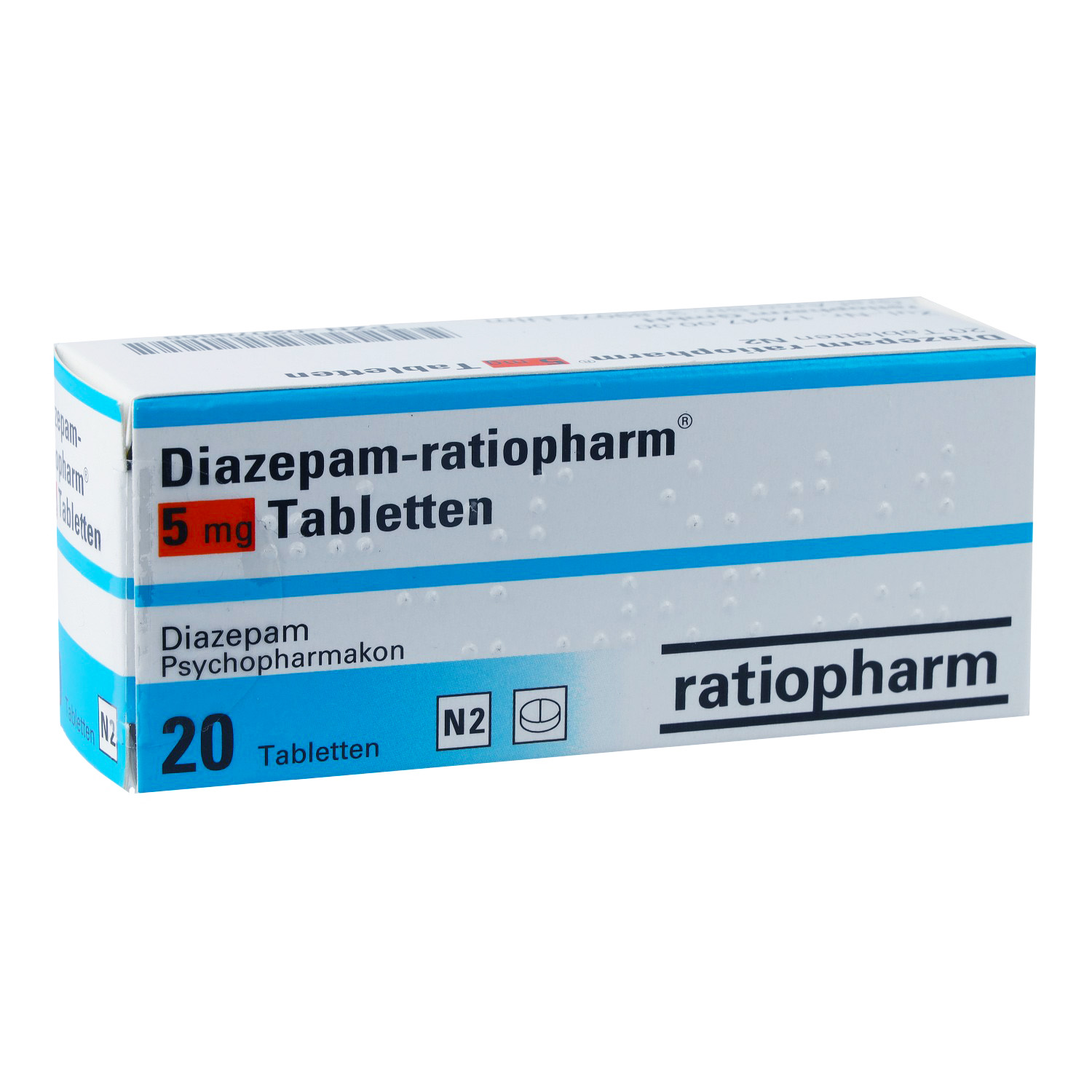 DIAZEPAM-ratiopharm 5 mg Tabletten