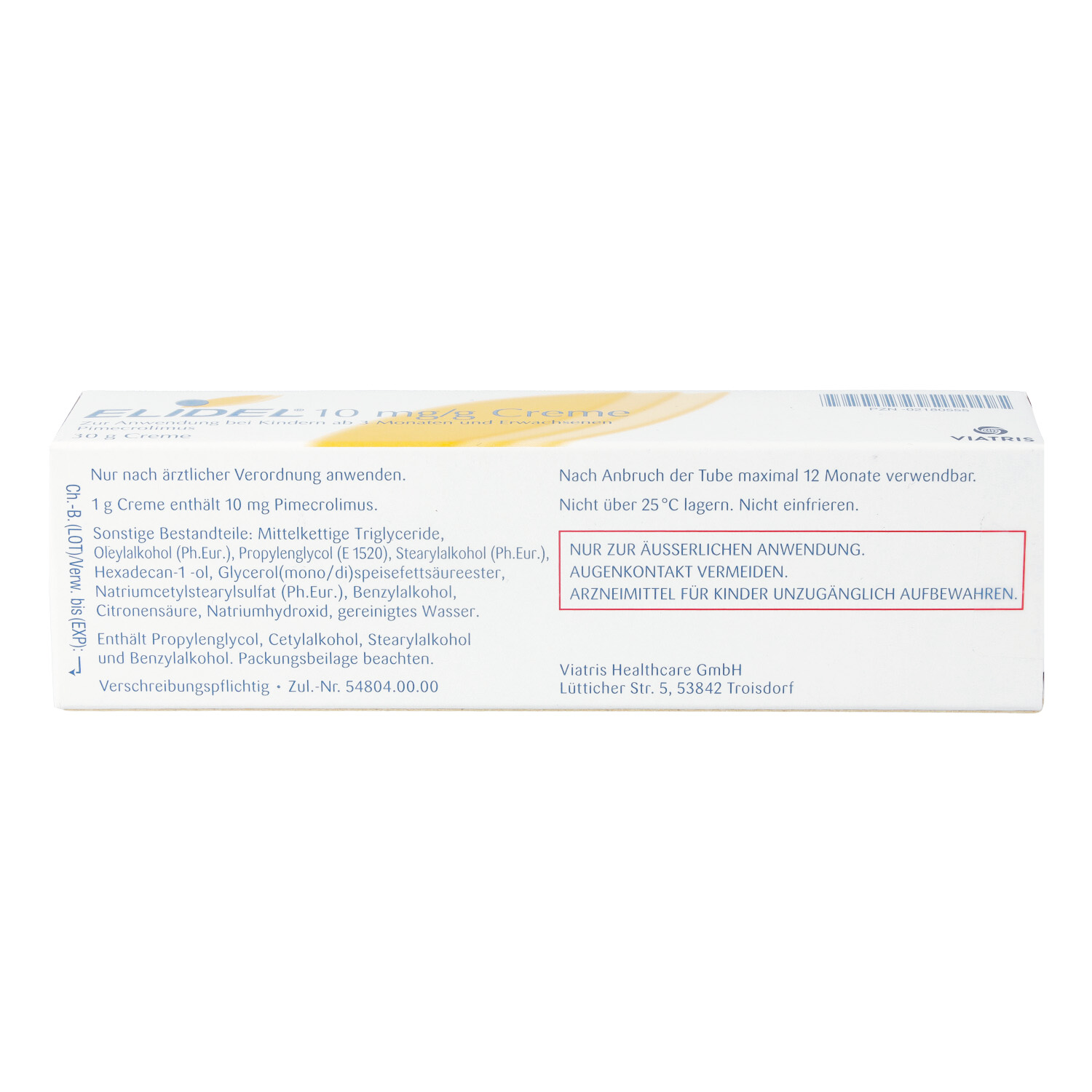 ELIDEL 10 mg/g Creme