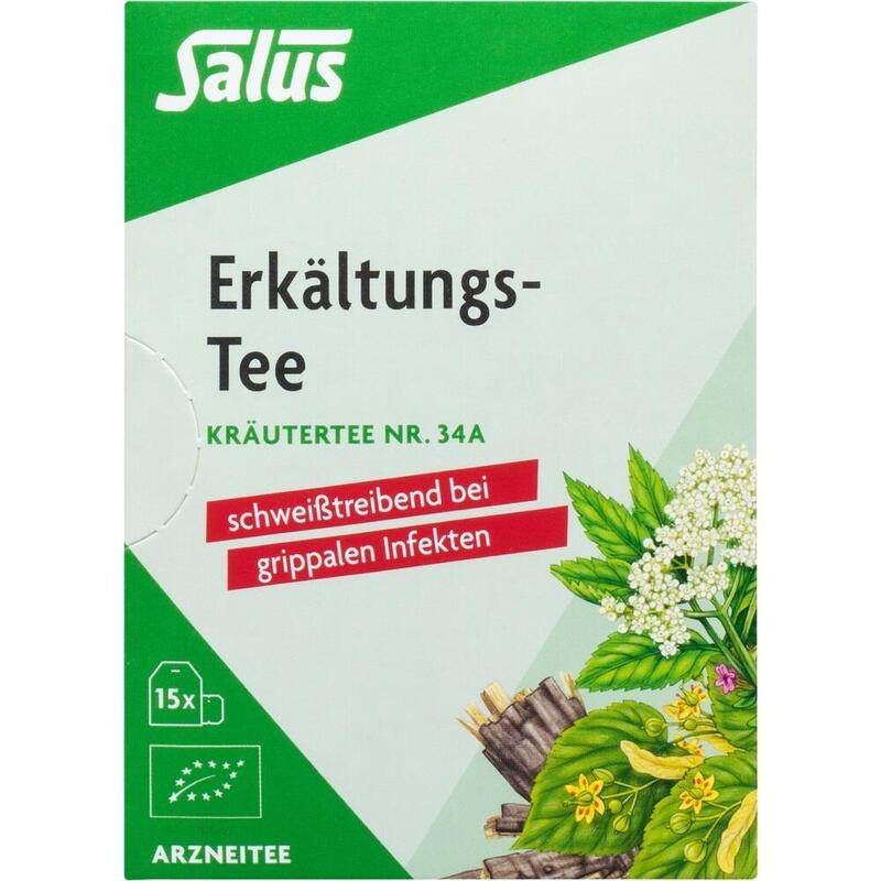 ERKÄLTUNGSTEE Kräutertee Nr.34a Salus Filterbeutel