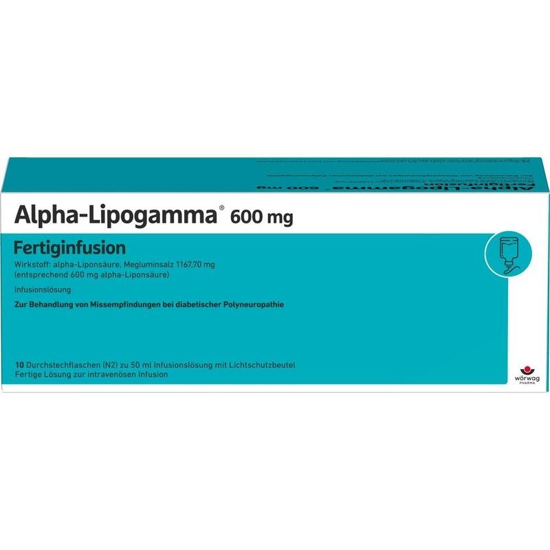 ALPHA-LIPOGAMMA 600 mg Fertiginfusion Dsfl.