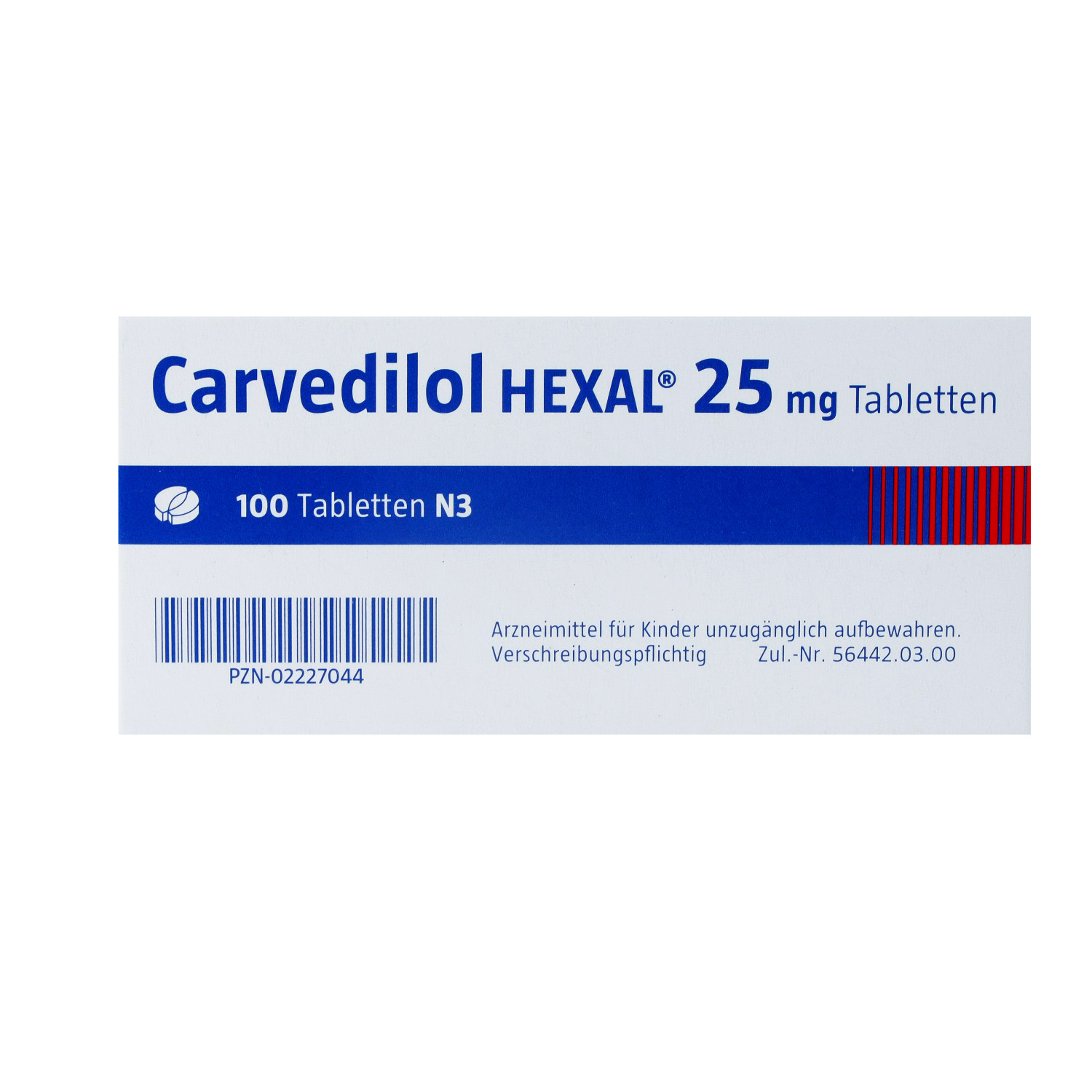 CARVEDILOL HEXAL 25 mg Tabletten